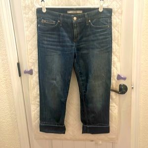 Joe’s folded crop denim jeans